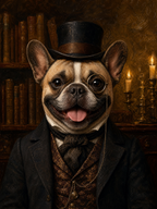 Hand-Painted Oil Pet Portrait