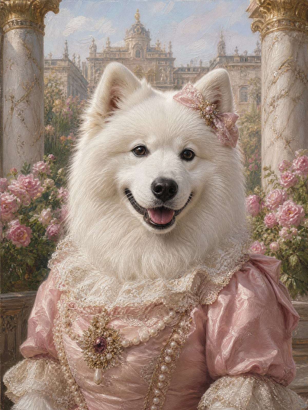 Hand-Painted Oil Pet Portrait