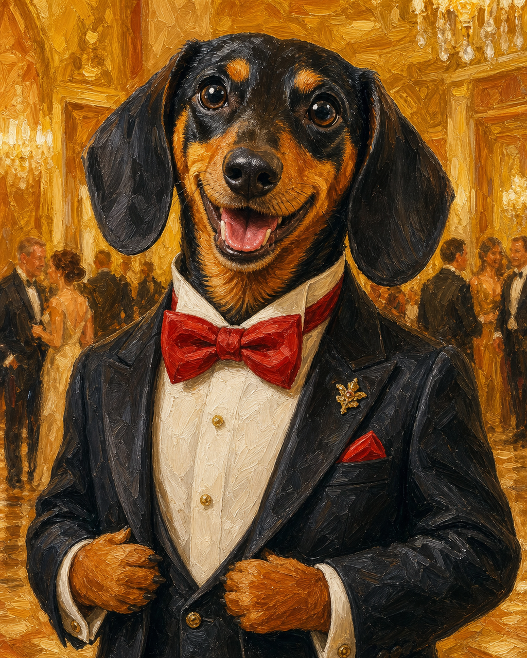 Hand-Painted Oil Pet Portrait