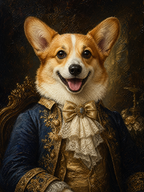 Hand-Painted Oil Pet Portrait